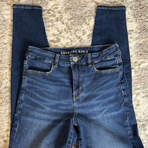 AEO Next Level Stretch Curvy Hi-Rise Jegging Size 6 Long